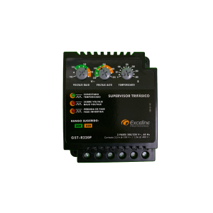 Supervisor de Voltaje Trifásico 220v (GST-R), Exceline